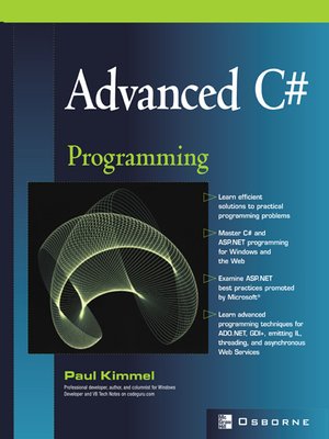 cover image of Advanced C# Programming
